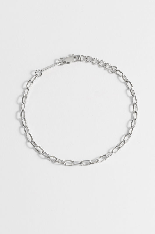 Mens Paperclip Chain Bracelet