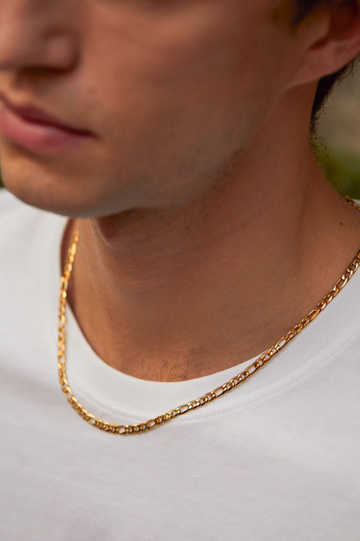 Mens Figaro Chain Necklace