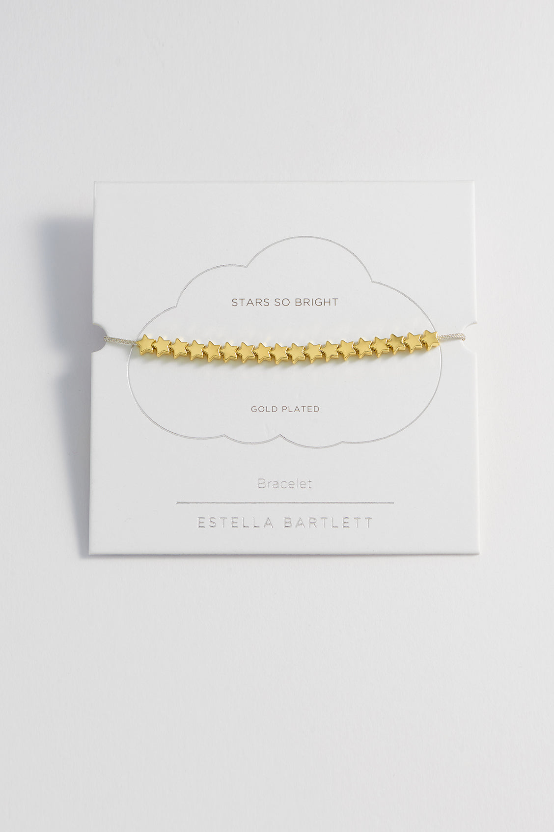 Estella Bartlett Bracciale Dell'Amicizia 'Stars So Bright' - Placcato Argento, Regalo Con Confezione Regalo