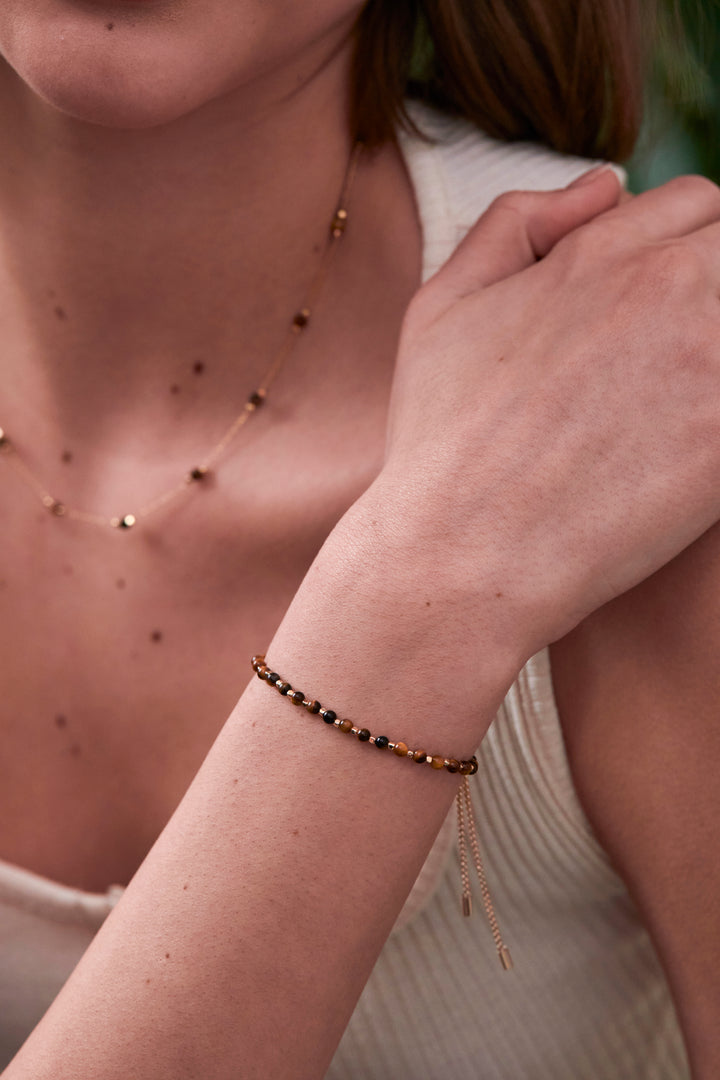 Wellness Tigers Eye Gemstone Amelia Bracelet