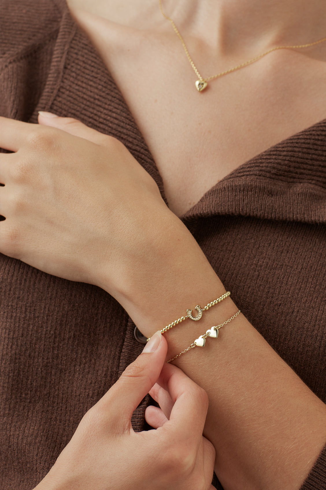 Connected Hearts Bracelet