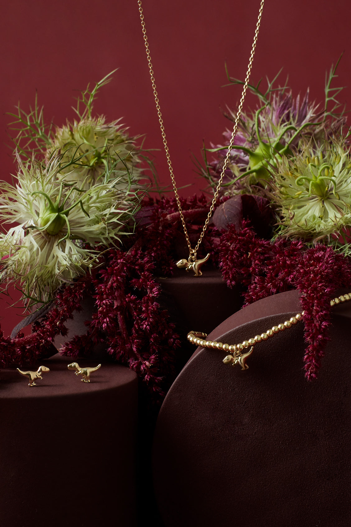 Dinosaur Sienna Beaded Bracelet