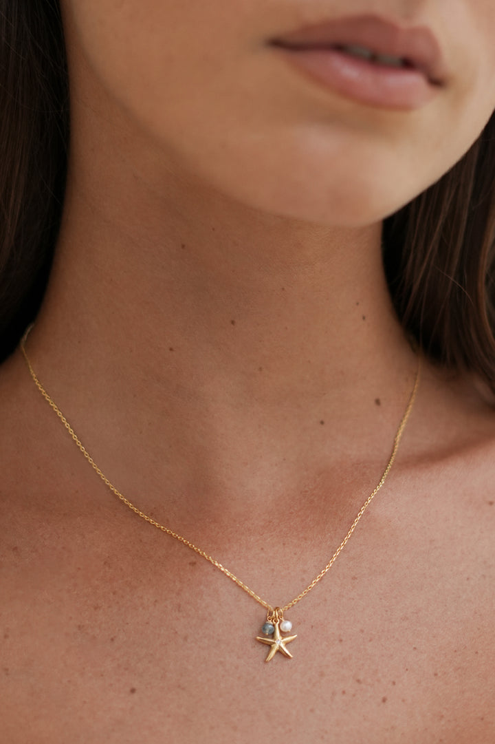 Starfish Charm Necklace