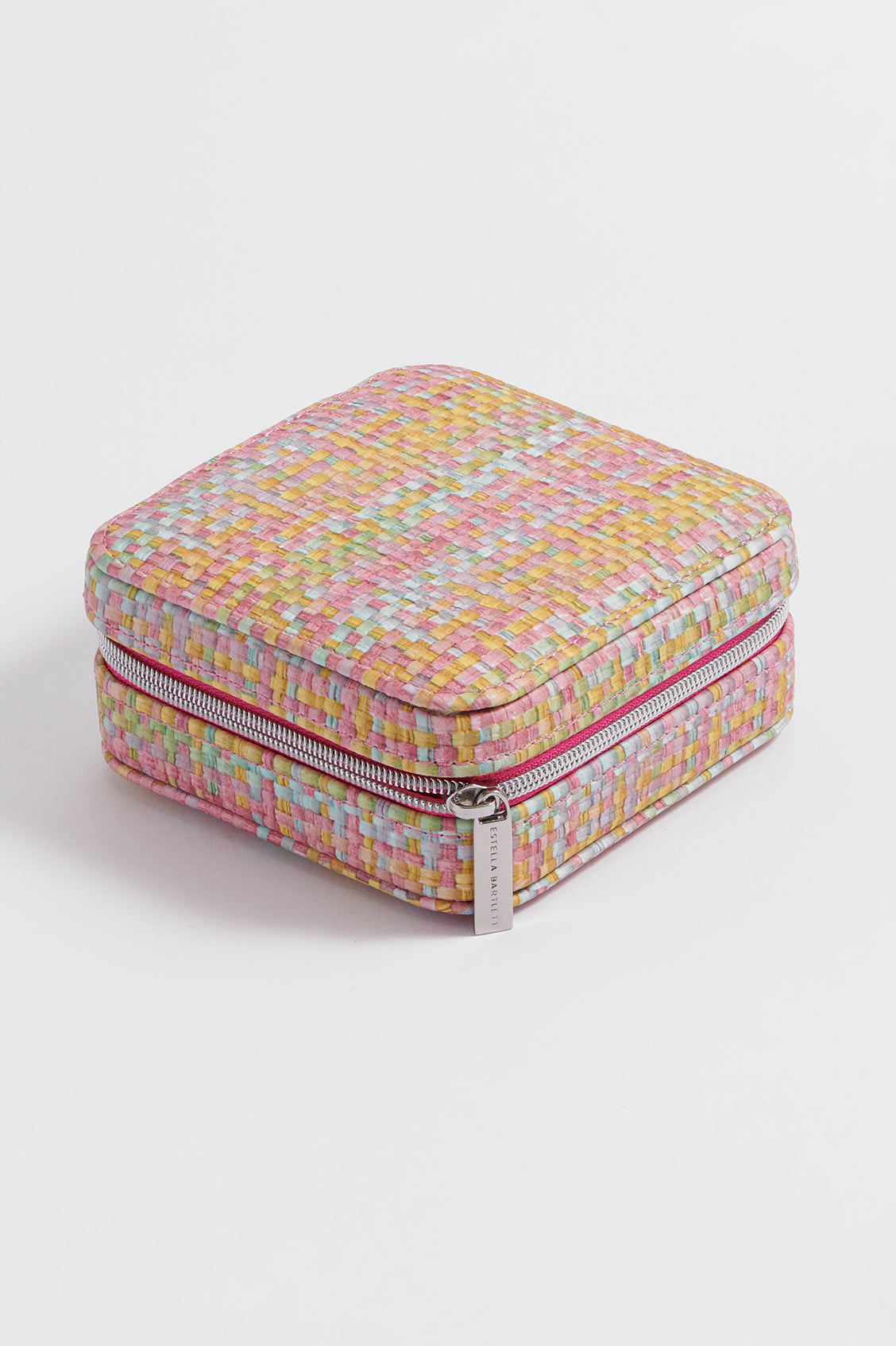 Estella Bartlett Multi Woven Mini Square Jewellery Box