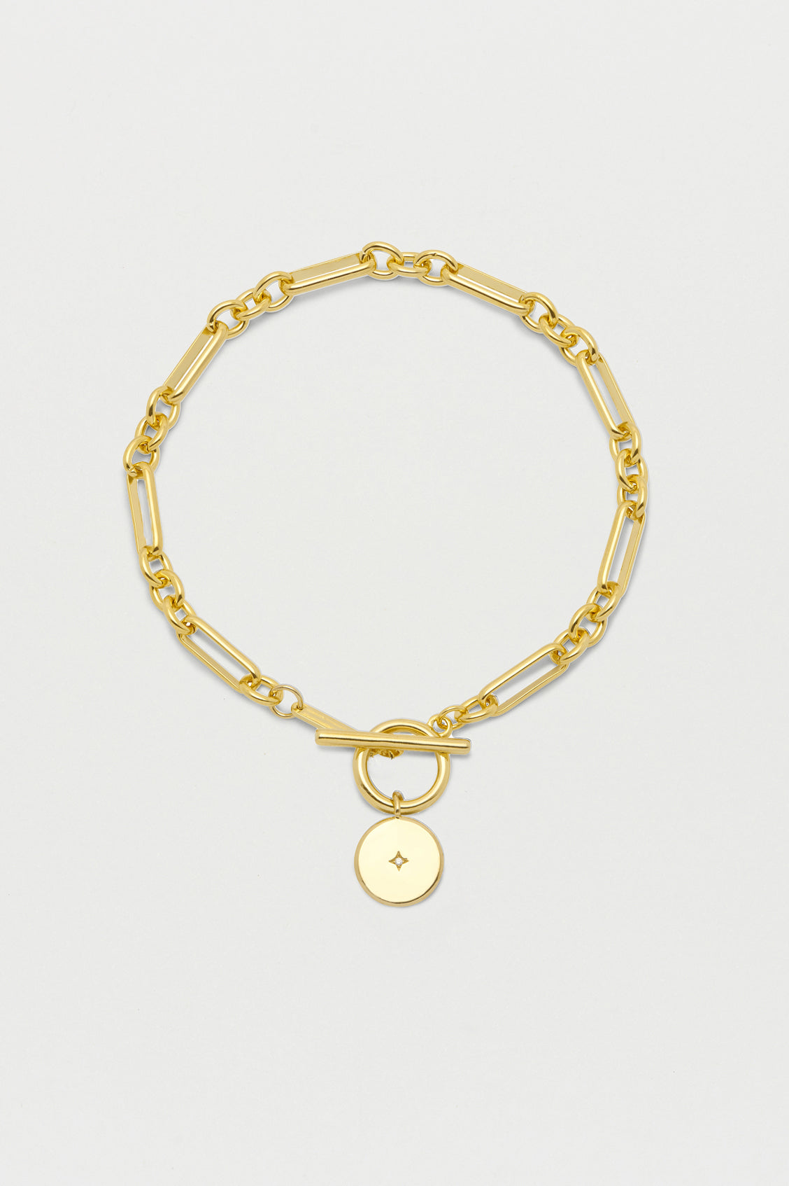 Star Coin T Bar Bracelet