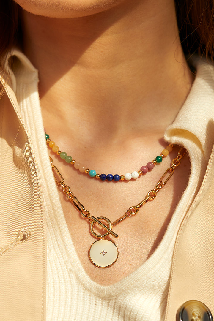 Gemstone Beaded Necklace