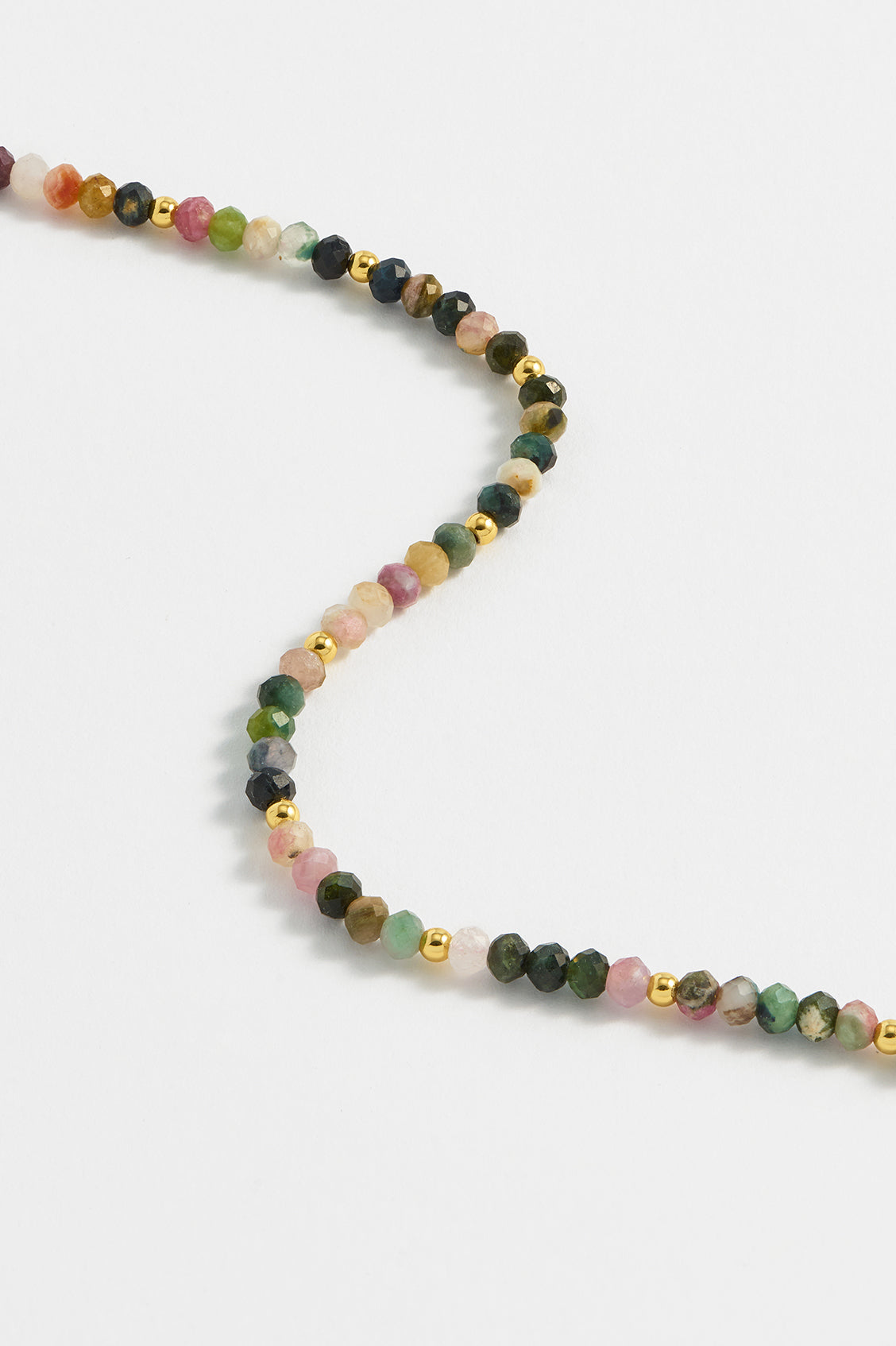 Men's Pearl Choker with Playful Glass Beads