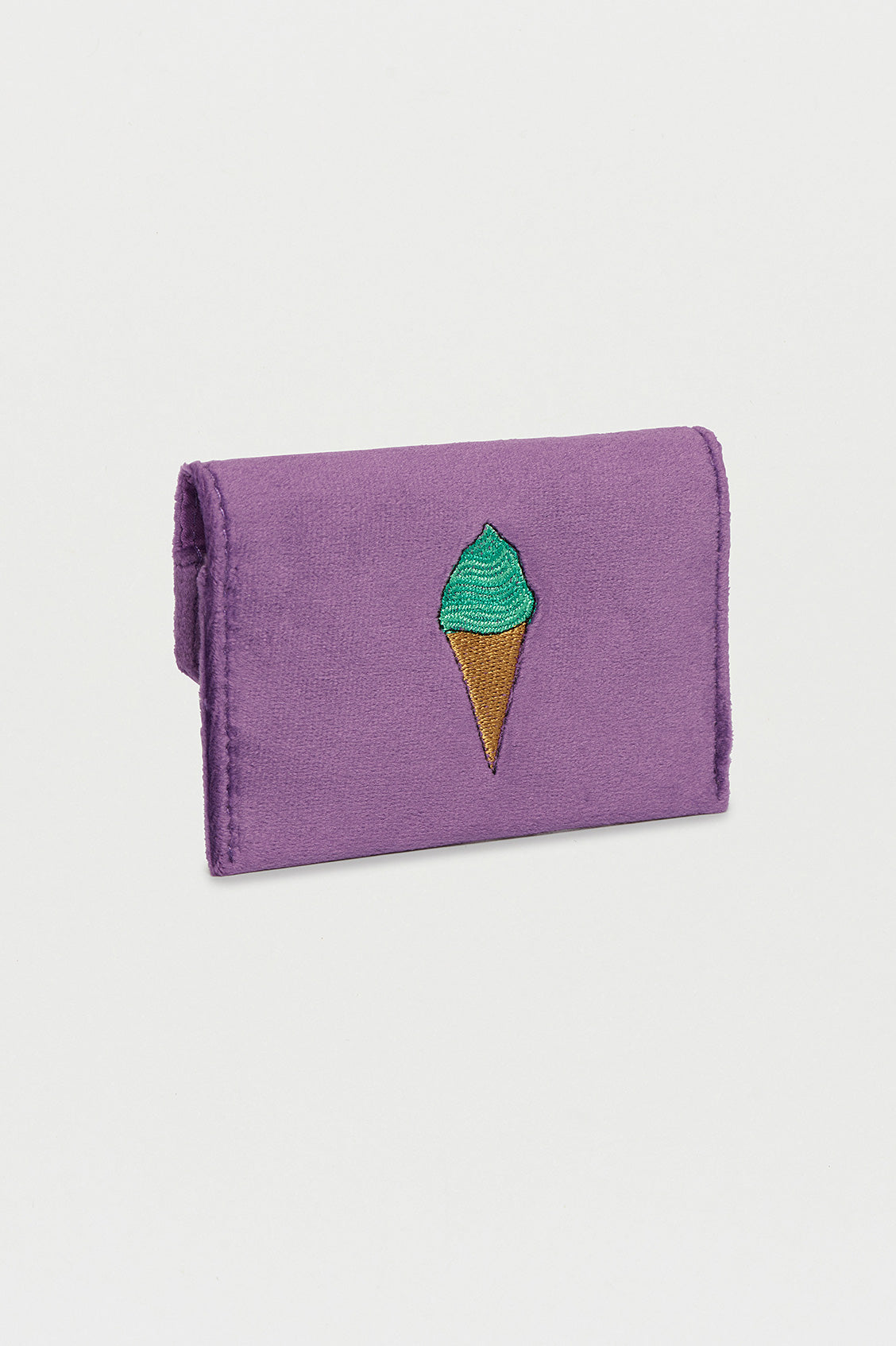 Embroidered Ice Envelope Card Holder