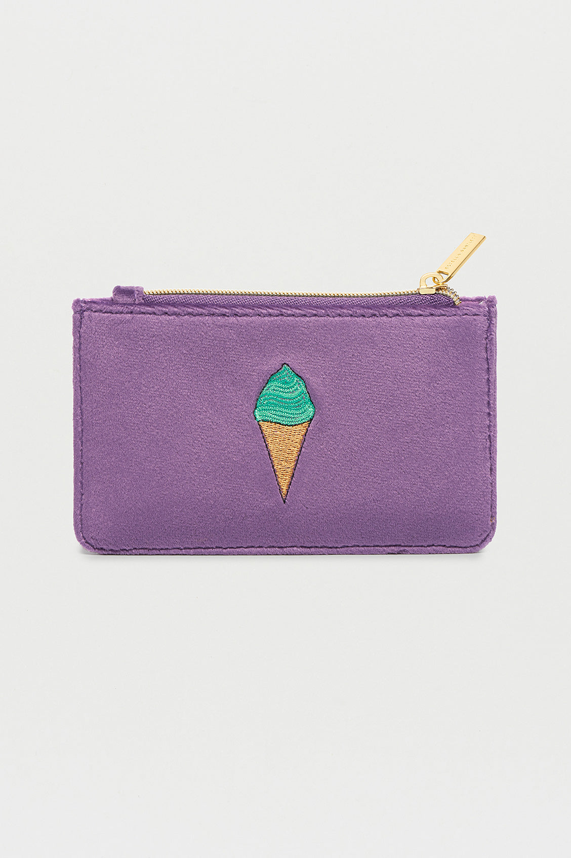 Embroidered Ice Card Purse