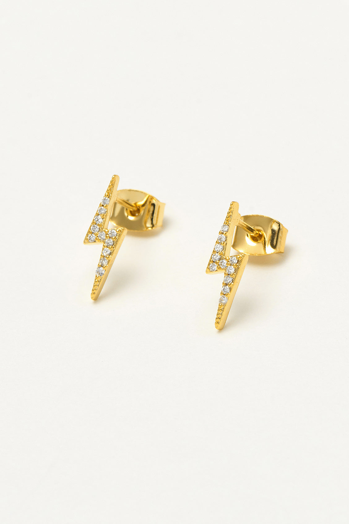 Estella Bartlett Gold Lightning Bolt Earrings - Main Image