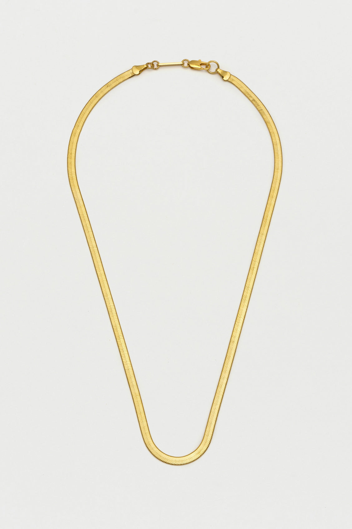 Estella Bartlett Gold Plated Herringbone Chain Necklace
