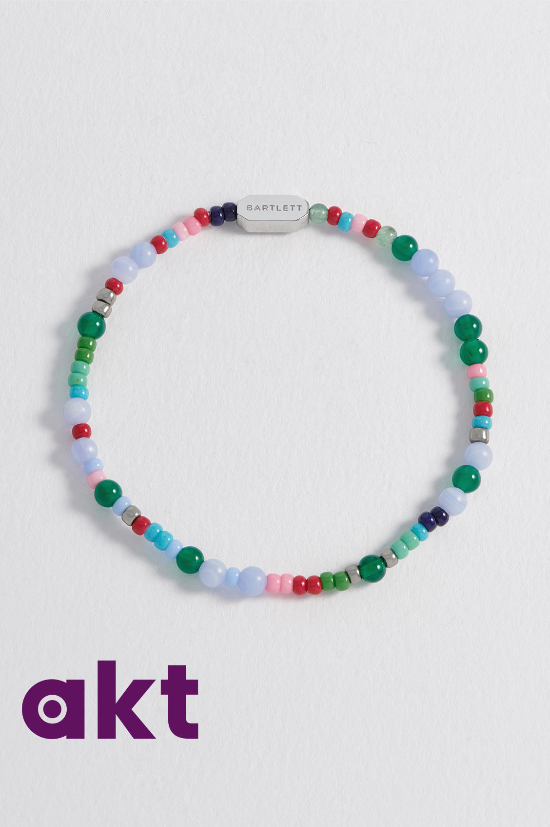 Men's Mixed Bead Stretch Bracelet