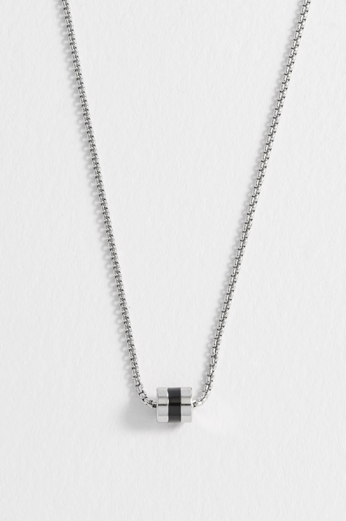 Men's Enamel Bead Necklace