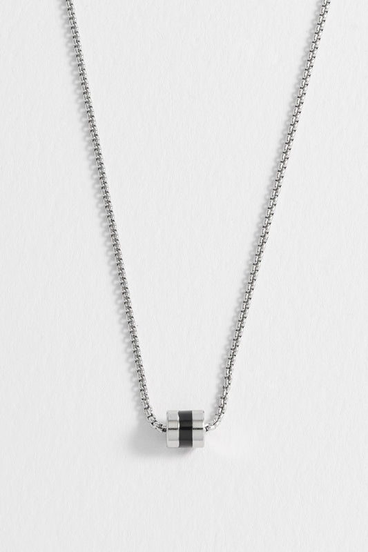 Men's Enamel Bead Necklace