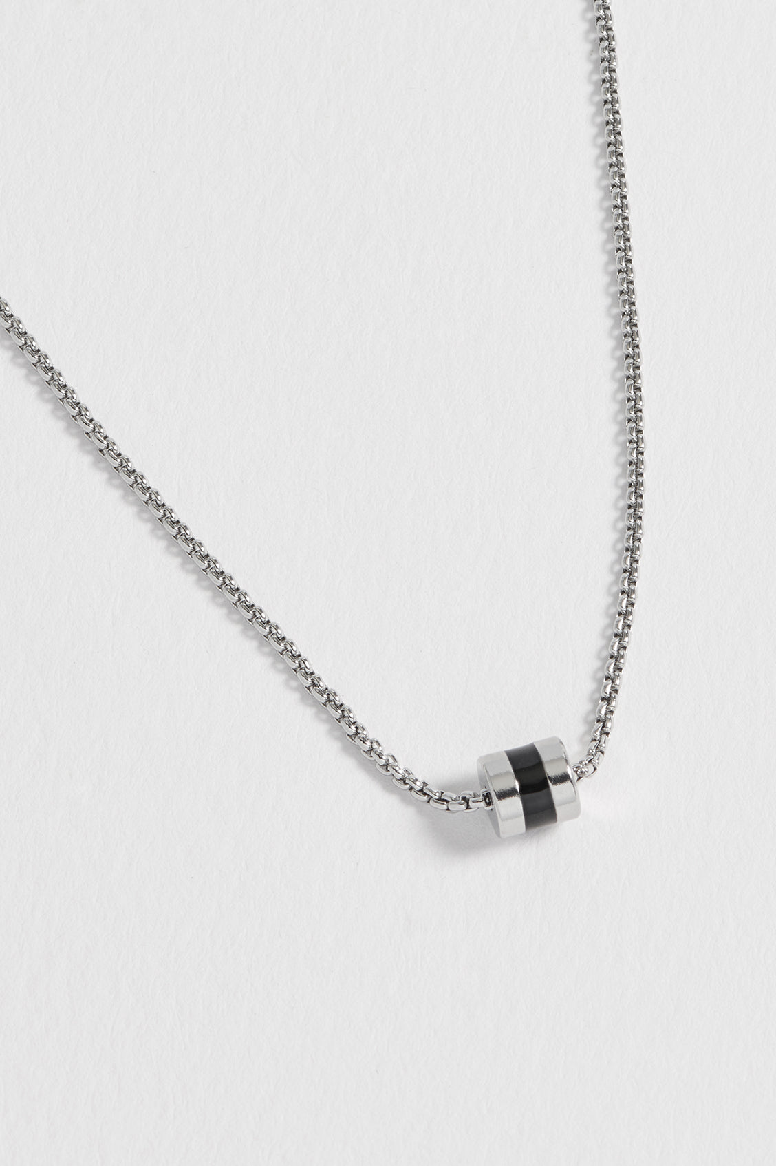 Men's Enamel Bead Necklace