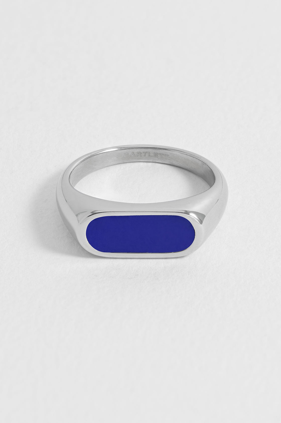 Men's Lapis Lazuli Bar Signet Ring