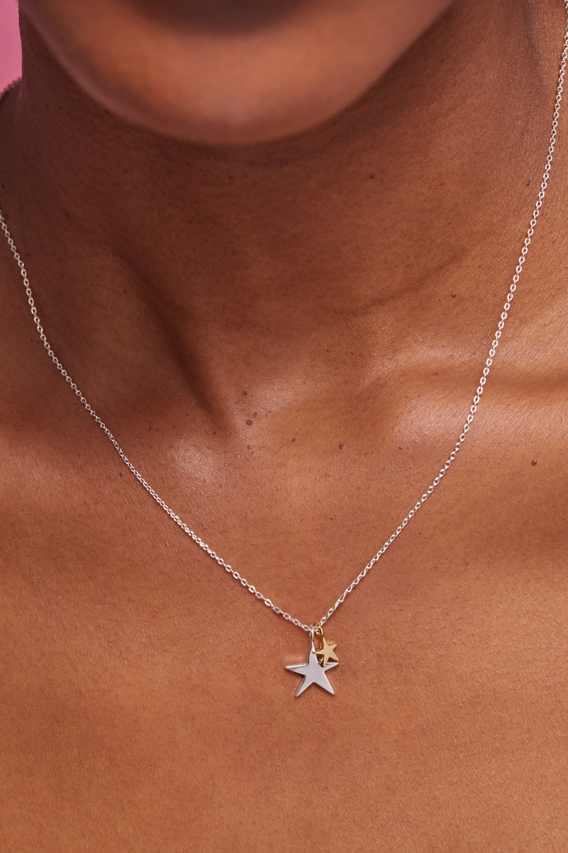 Holiday Edition Double Star Necklace