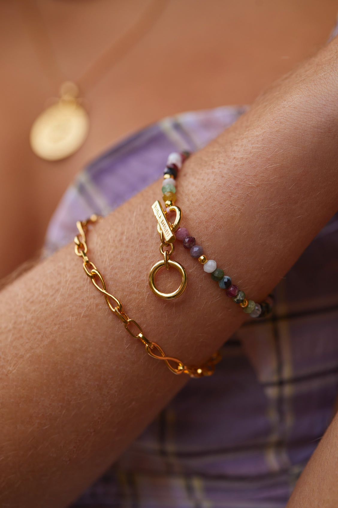 T-Bar Beaded Bracelet