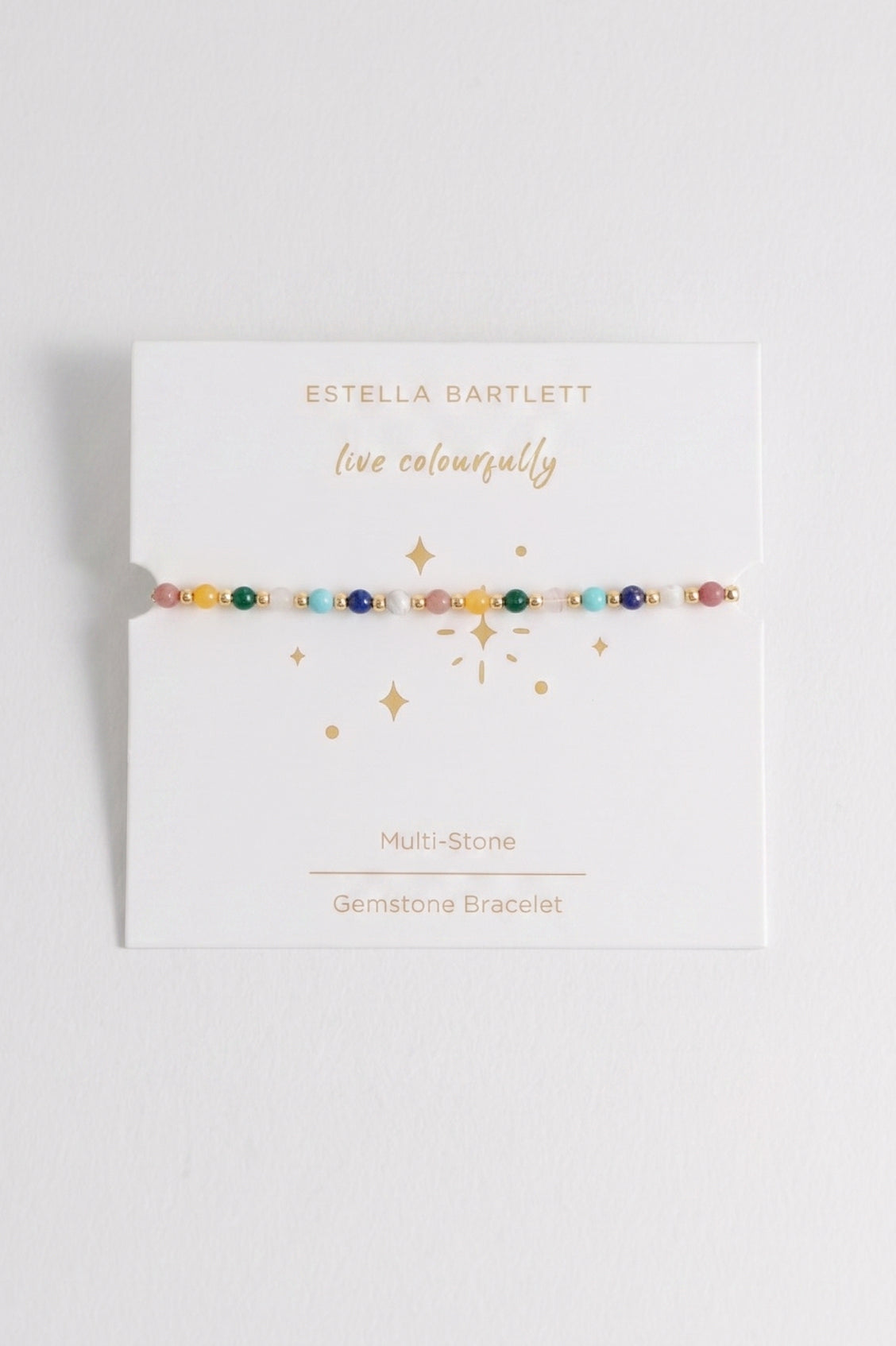 Wellness Mixed Gemstone Stretch Sienna Bracelet