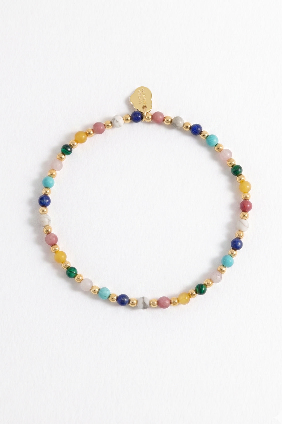 Wellness Mixed Gemstone Stretch Sienna Bracelet