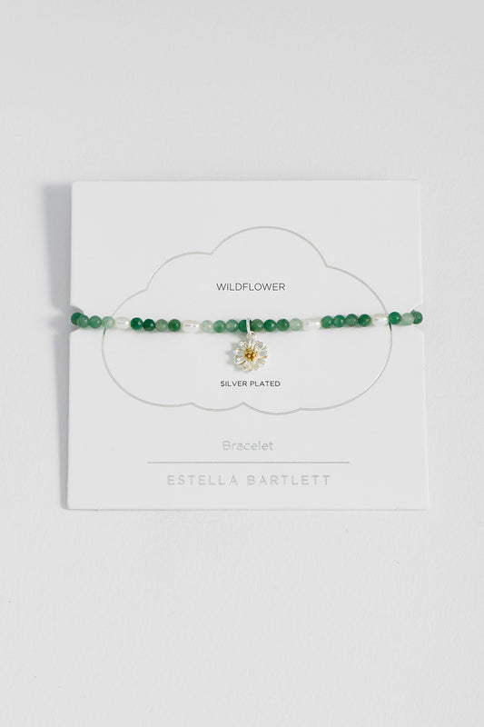 Estella Bartlett EB812C Braccialetto Elasticizzato Placcato Argento - Design Londinese, Regalo In Confezione Originale