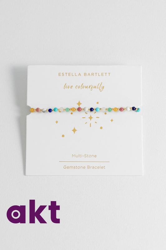 Wellness Mixed Gemstone Amelia Bracelet