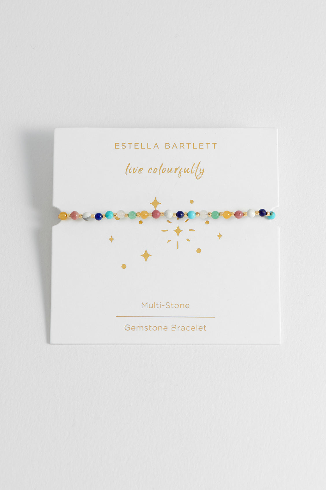 Estella Bartlett Amelia Bracciale (Blue Lace Agate/Silver Plated) : . it