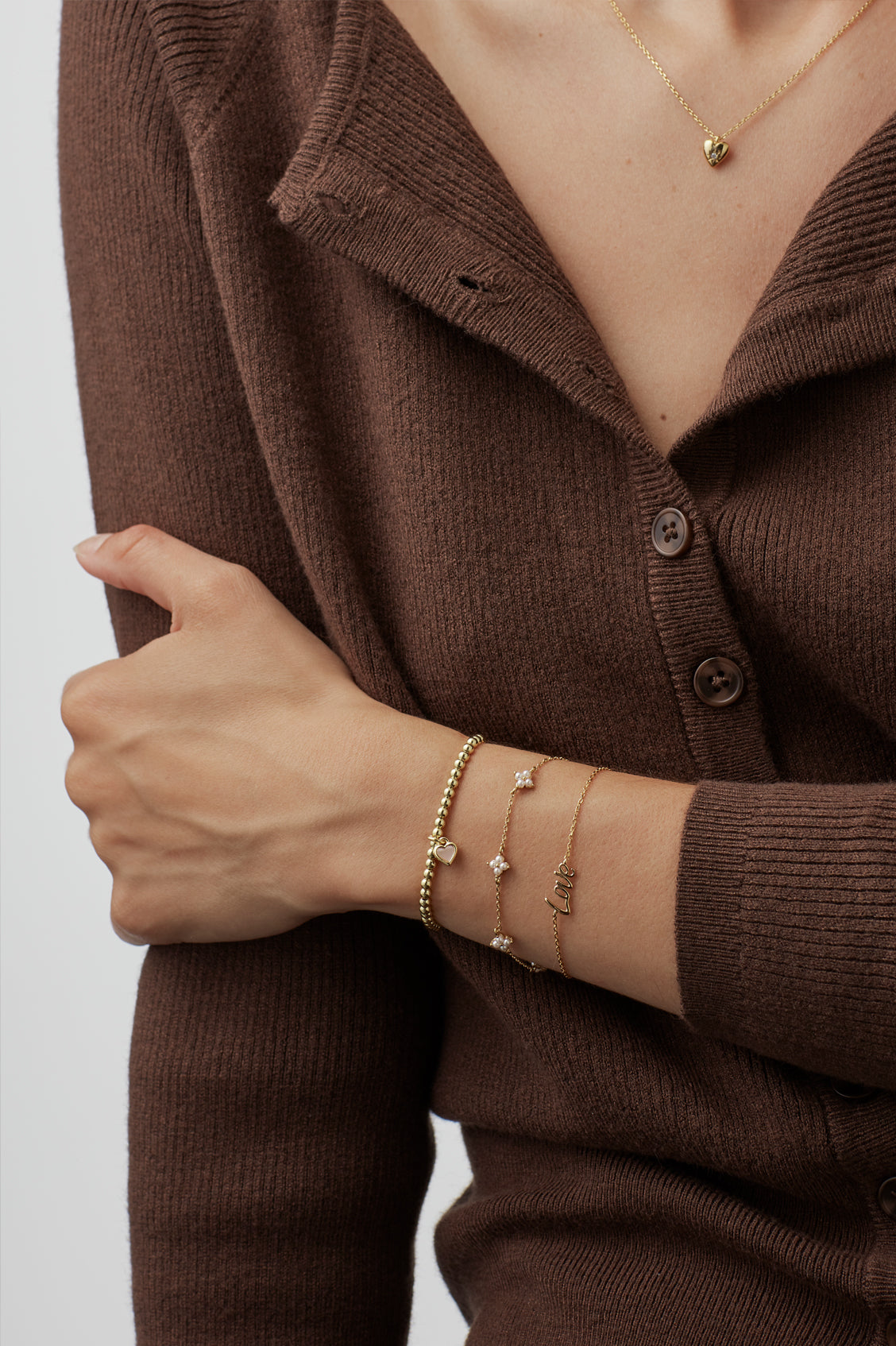 Mini Pearl Flower Bracelet