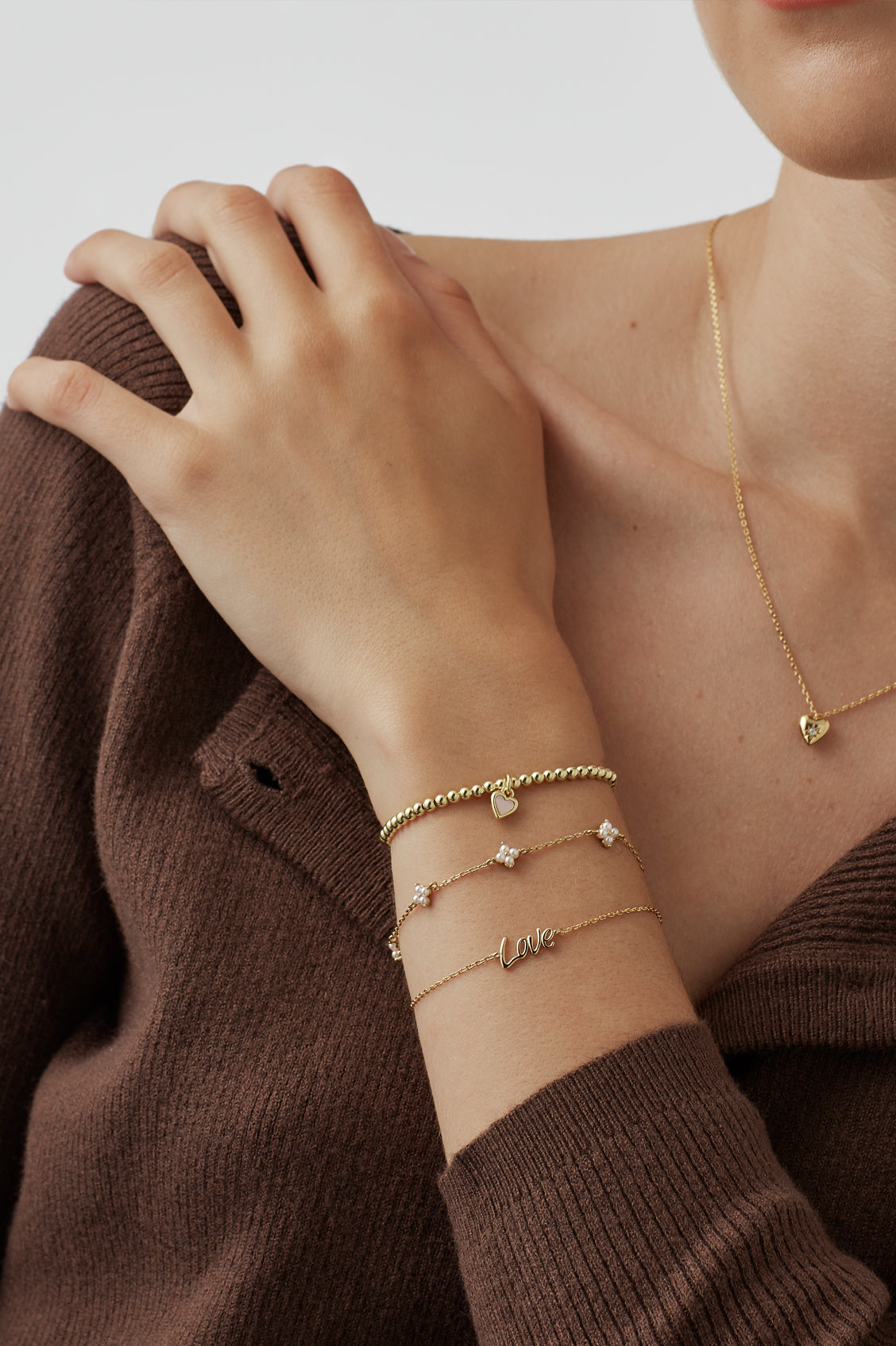 Mini Pearl Flower Bracelet