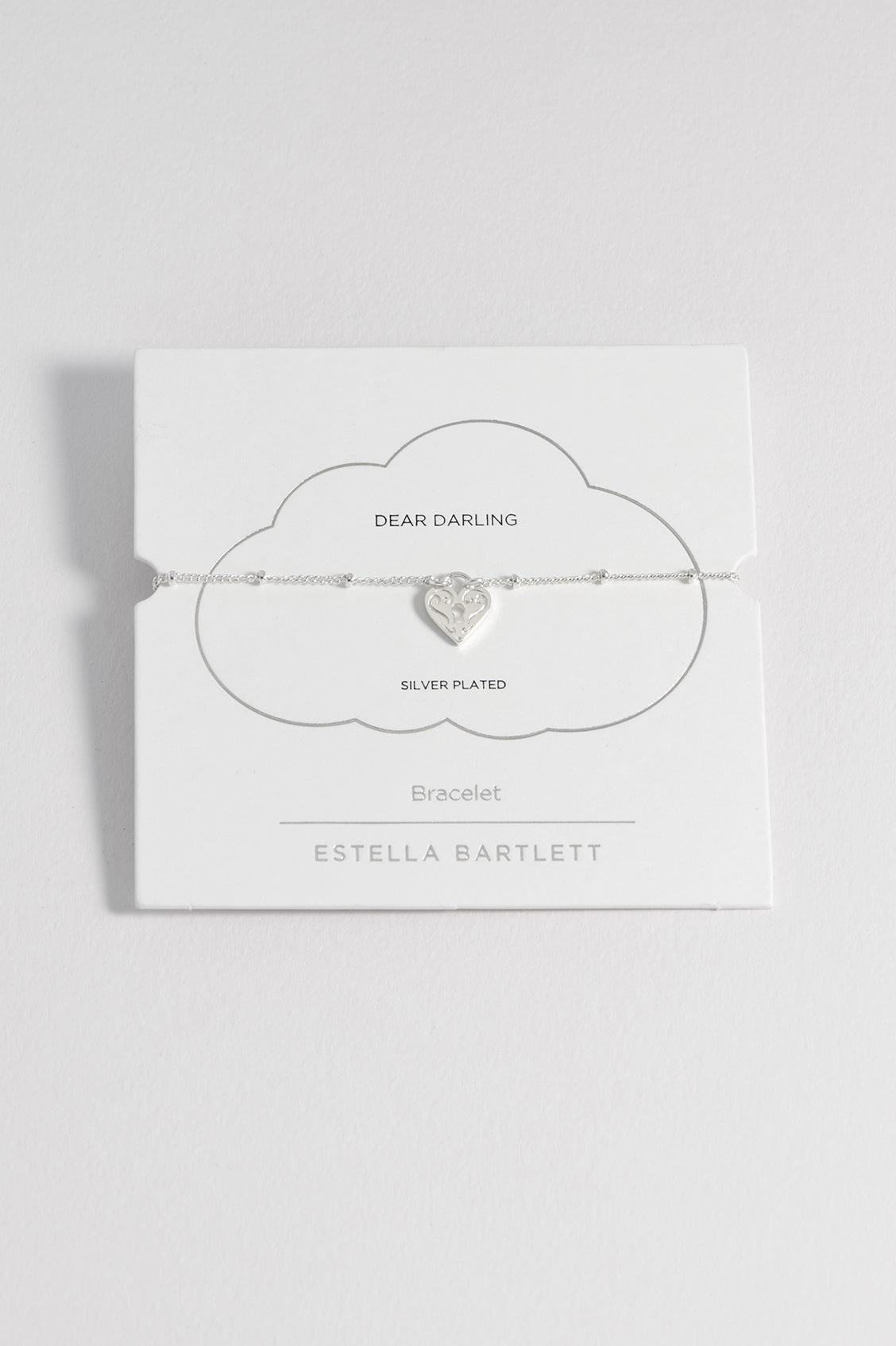 Engraved Heart Padlock Bracelet