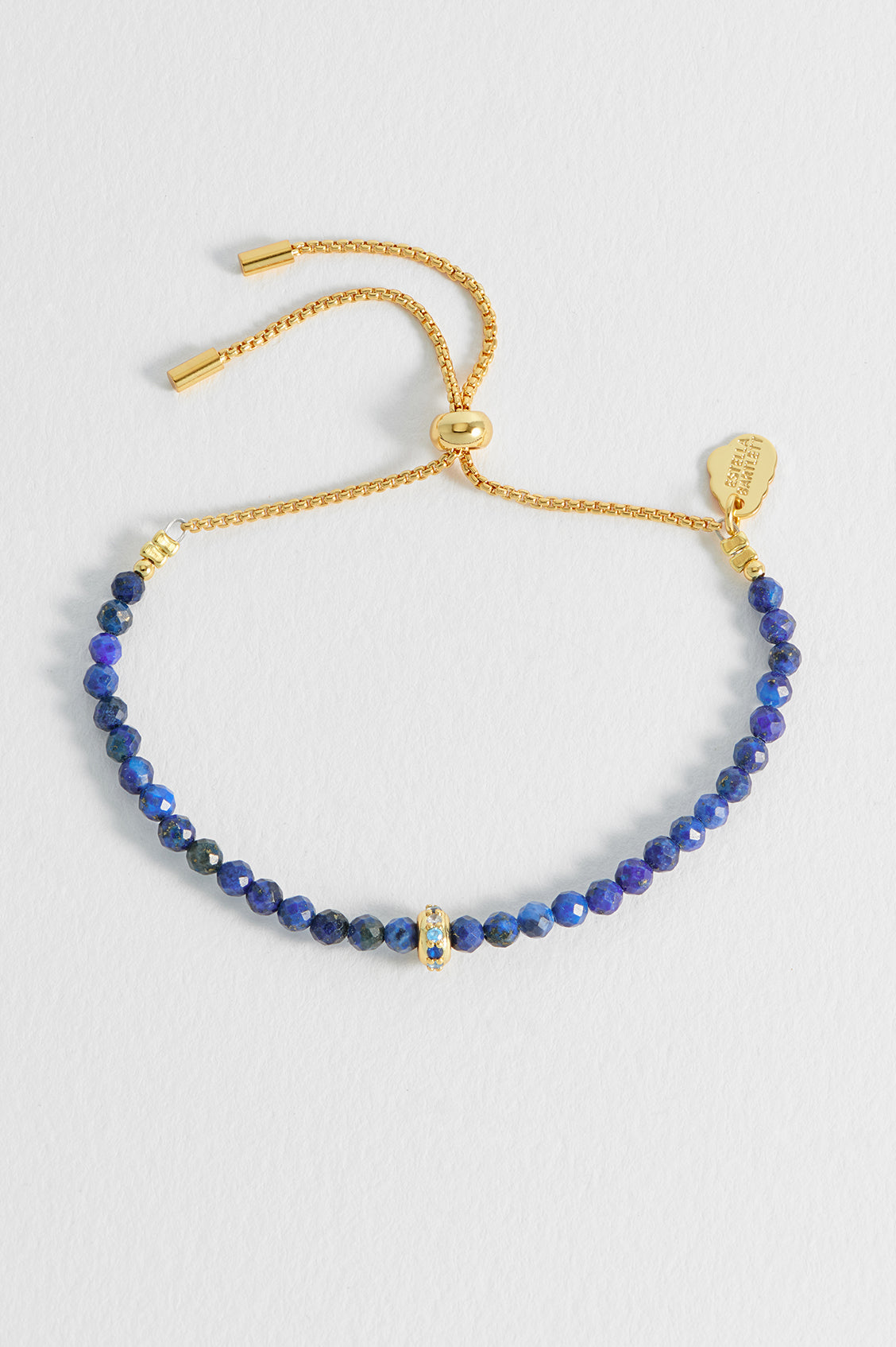 Lapis Lazuli CZ Disc Amelia Bracelet