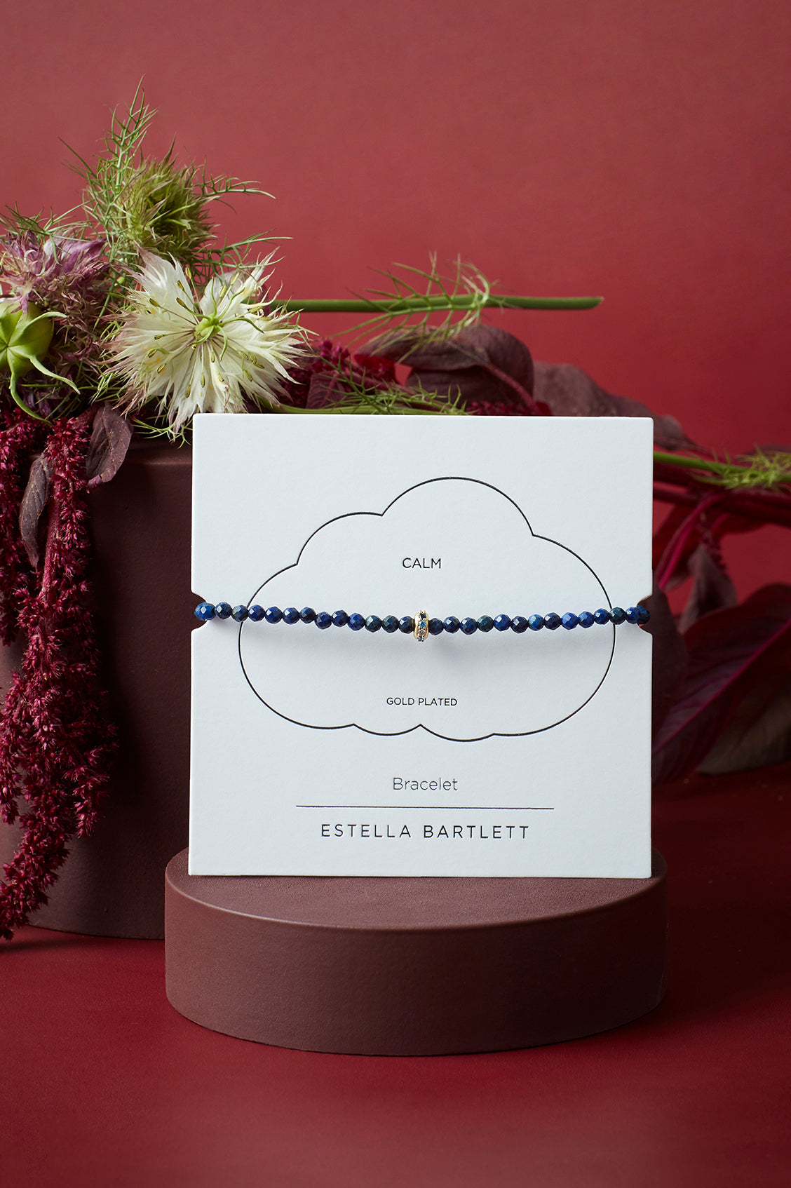 Lapis Lazuli CZ Disc Amelia Bracelet