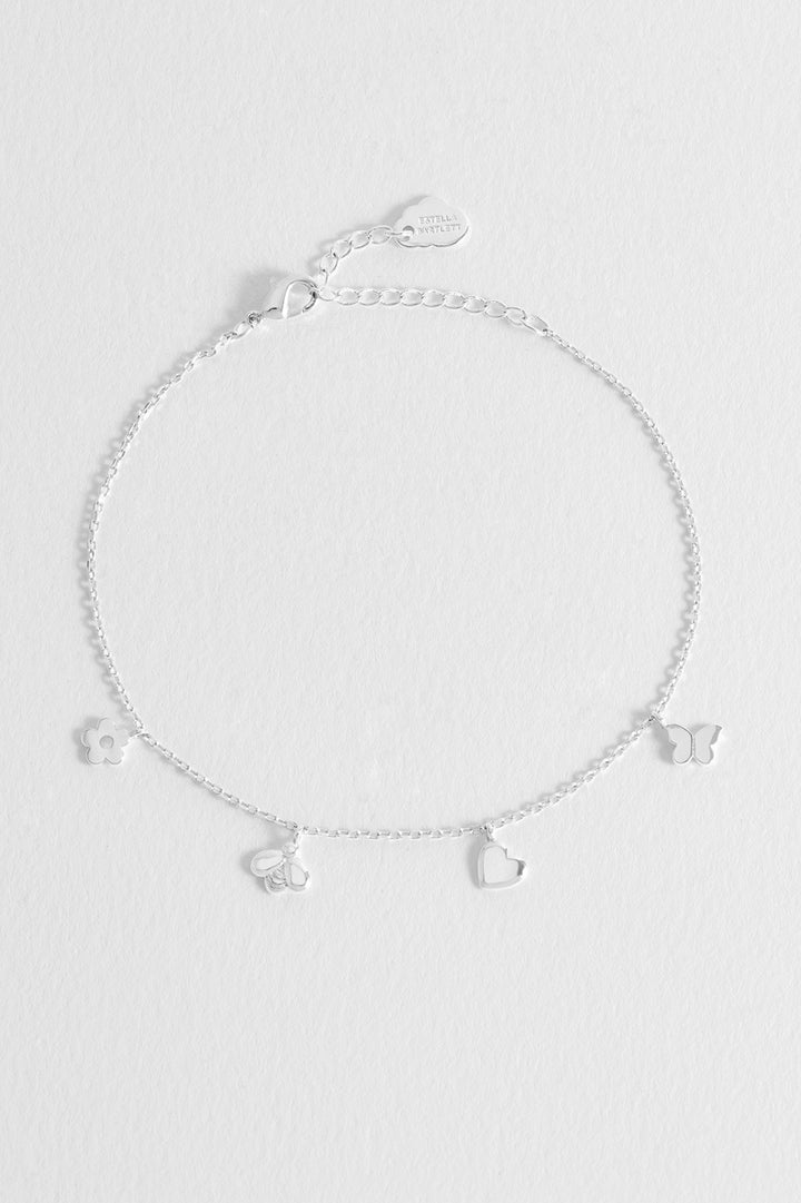 Bee And Butterfly Charm Bracelet