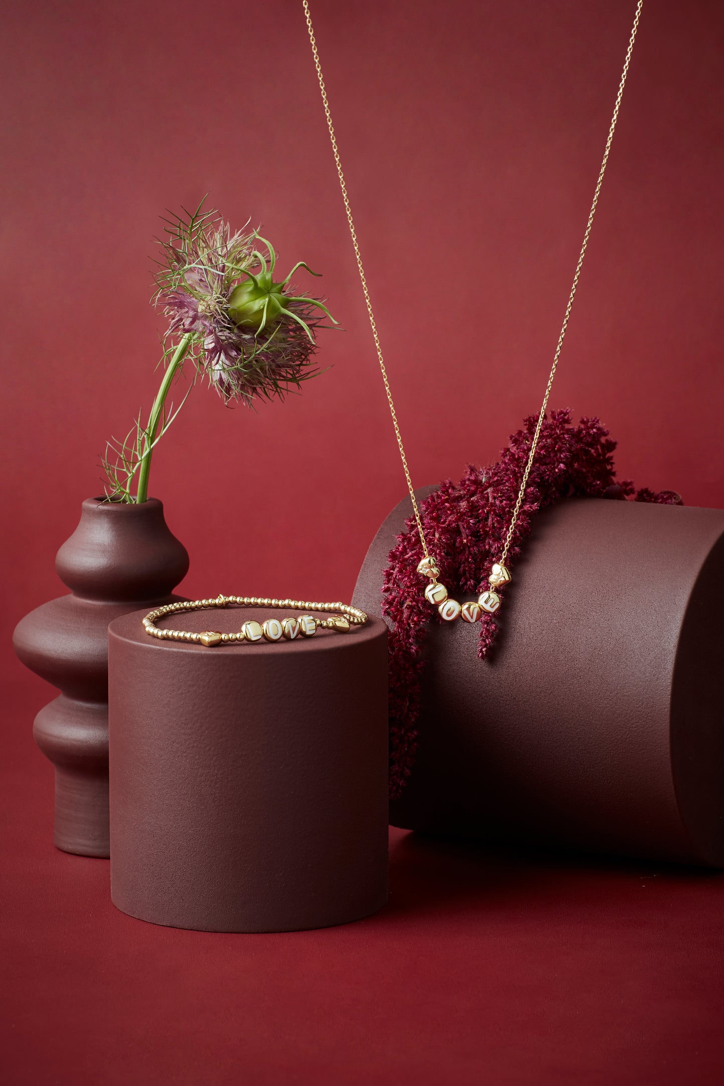 Love Letter Bead Necklace