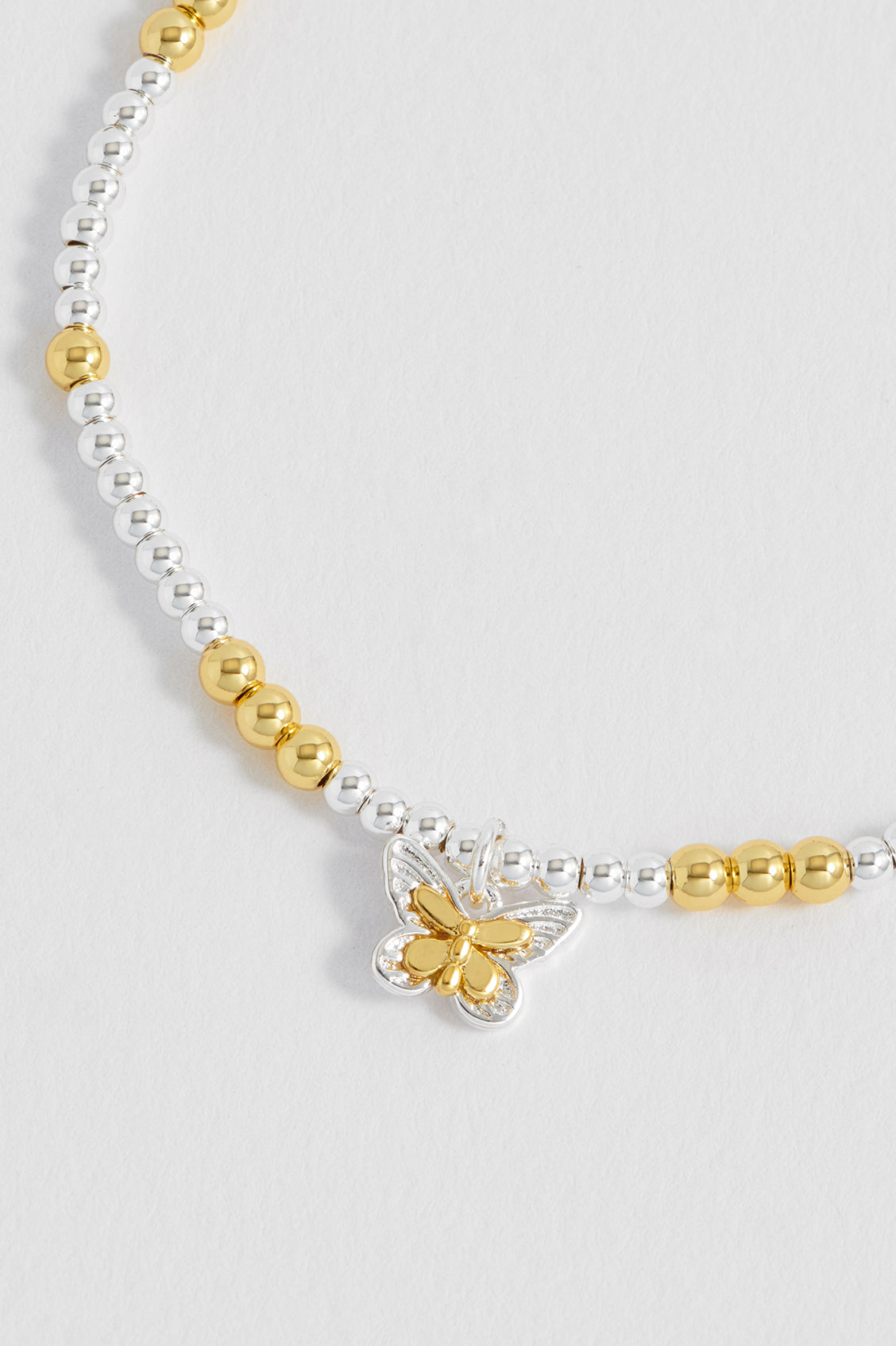 Mixed Metal Butterfly Sienna Bracelet