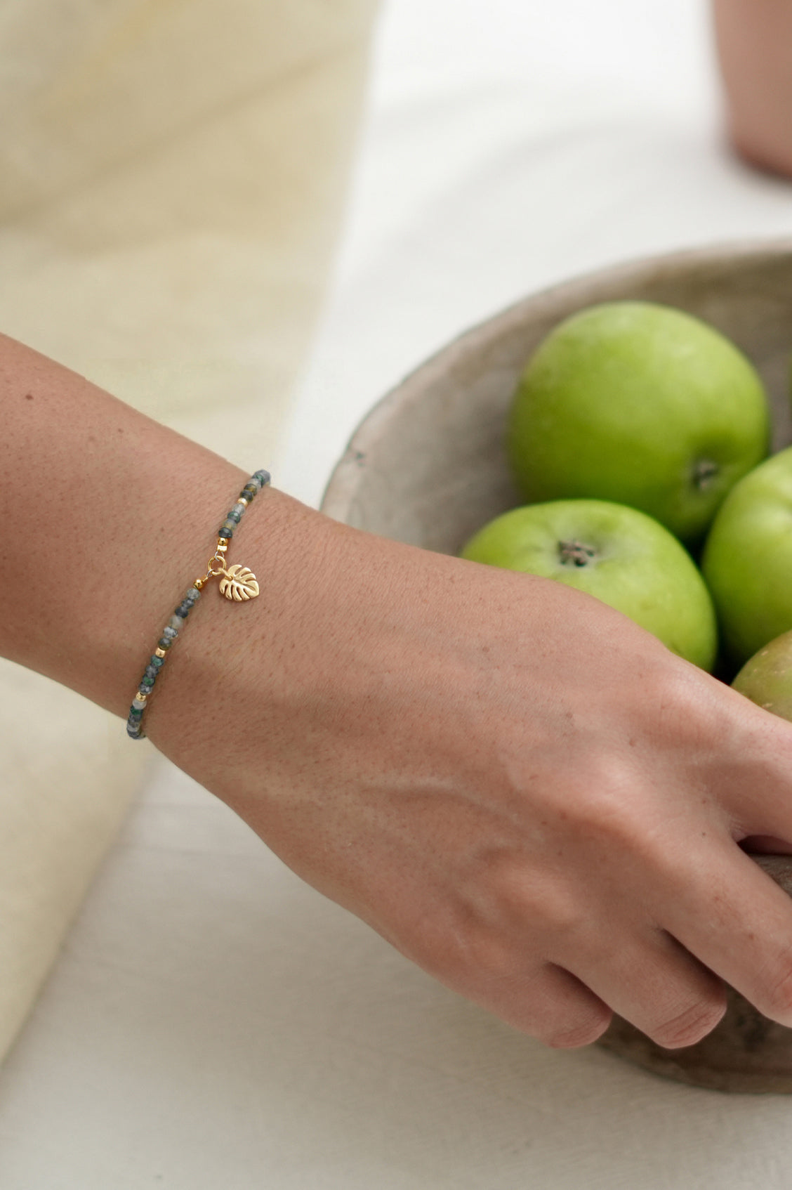 Monstera Leaf Amelia Bracelet