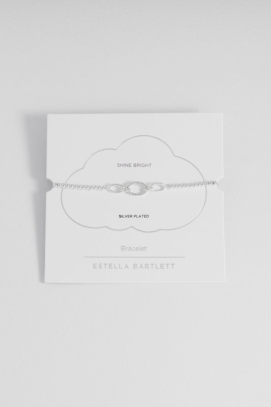 Oval Link CZ Louise Bracelet