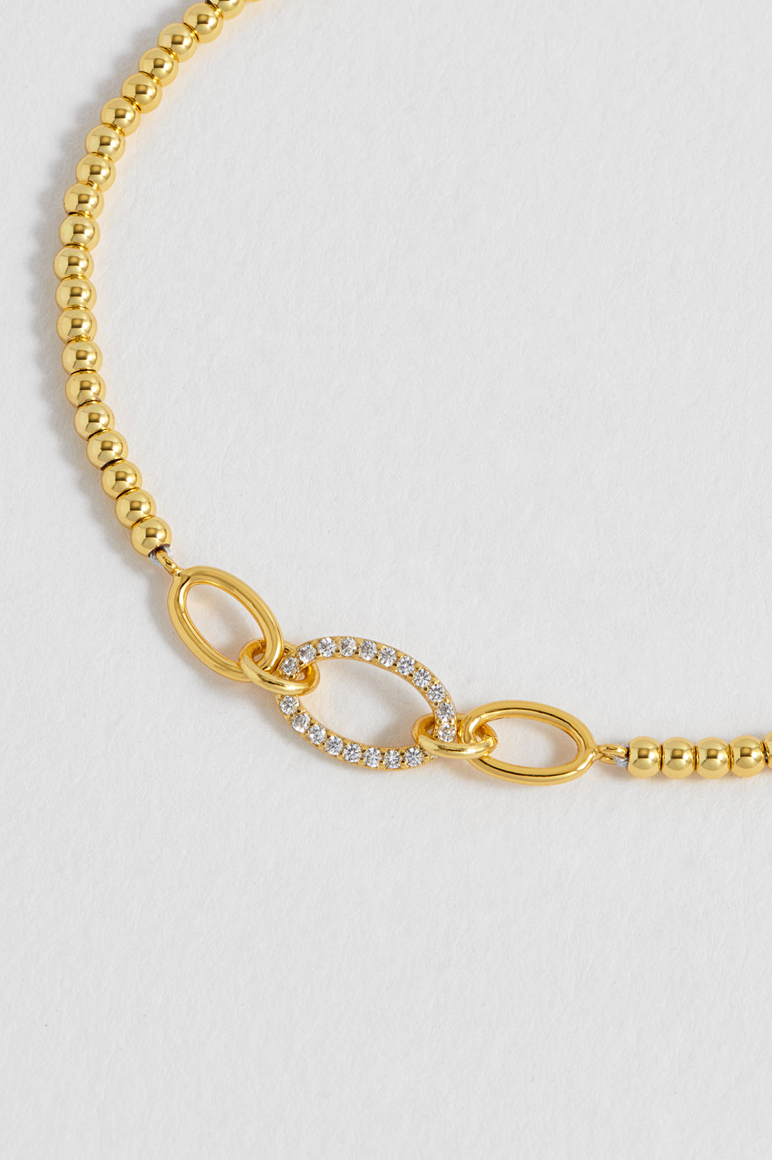 Oval Link CZ Louise Bracelet