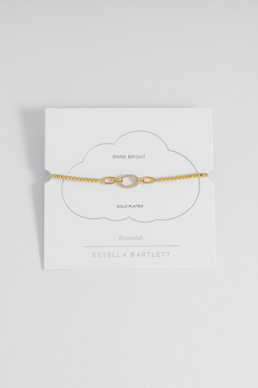 Oval Link CZ Louise Bracelet