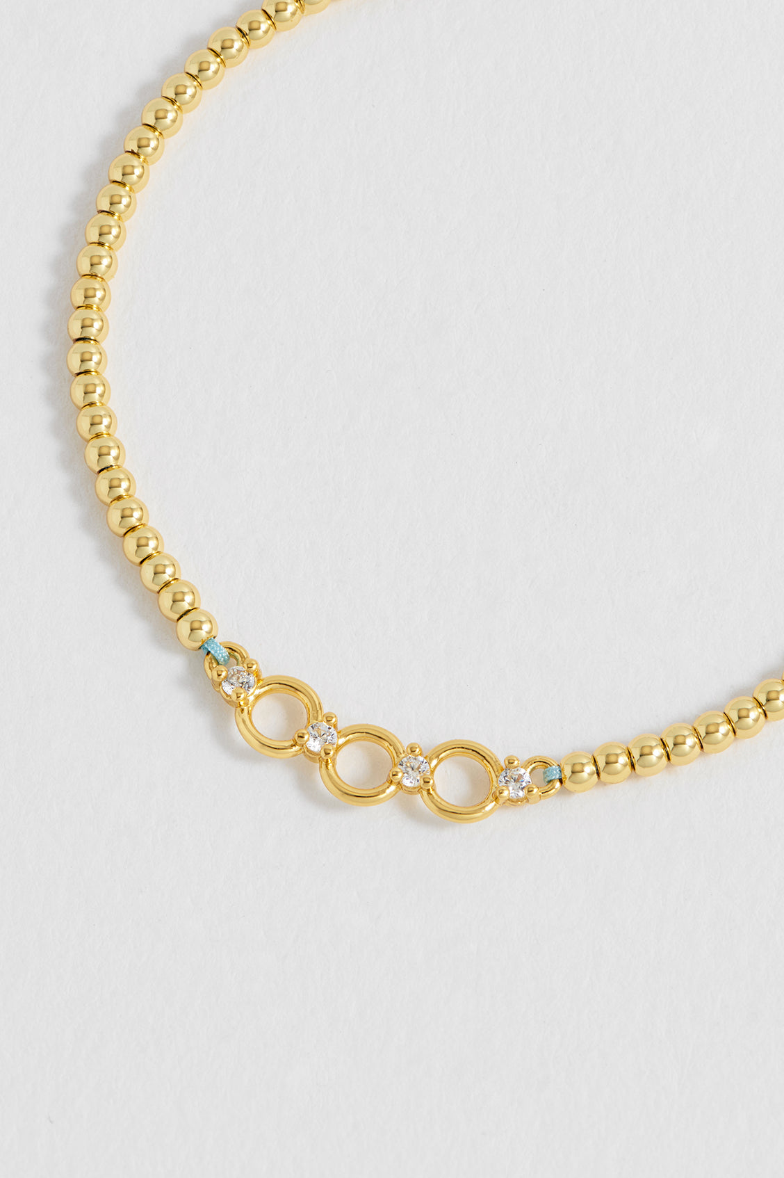 Triple Disc CZ Louise Bracelet