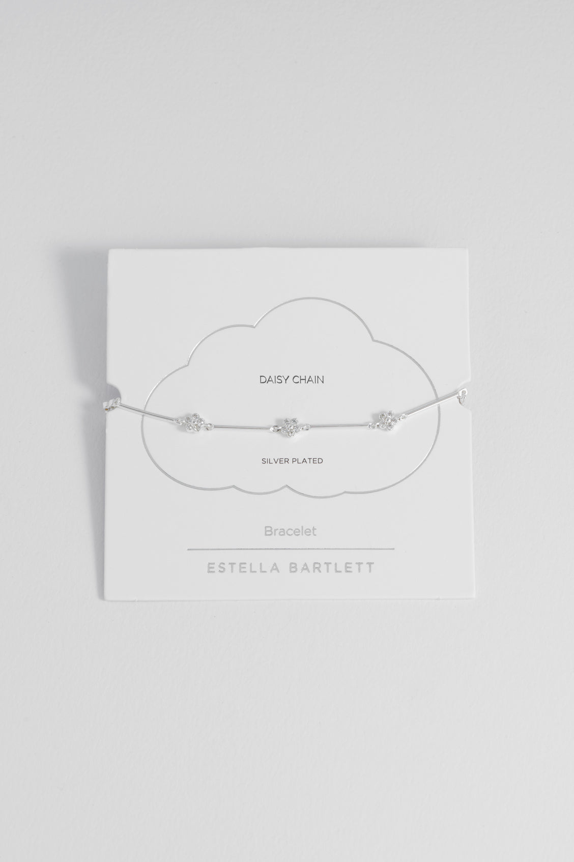 CZ Flower Link Bracelet