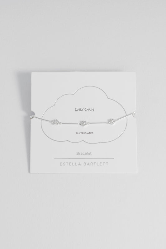 CZ Flower Link Bracelet