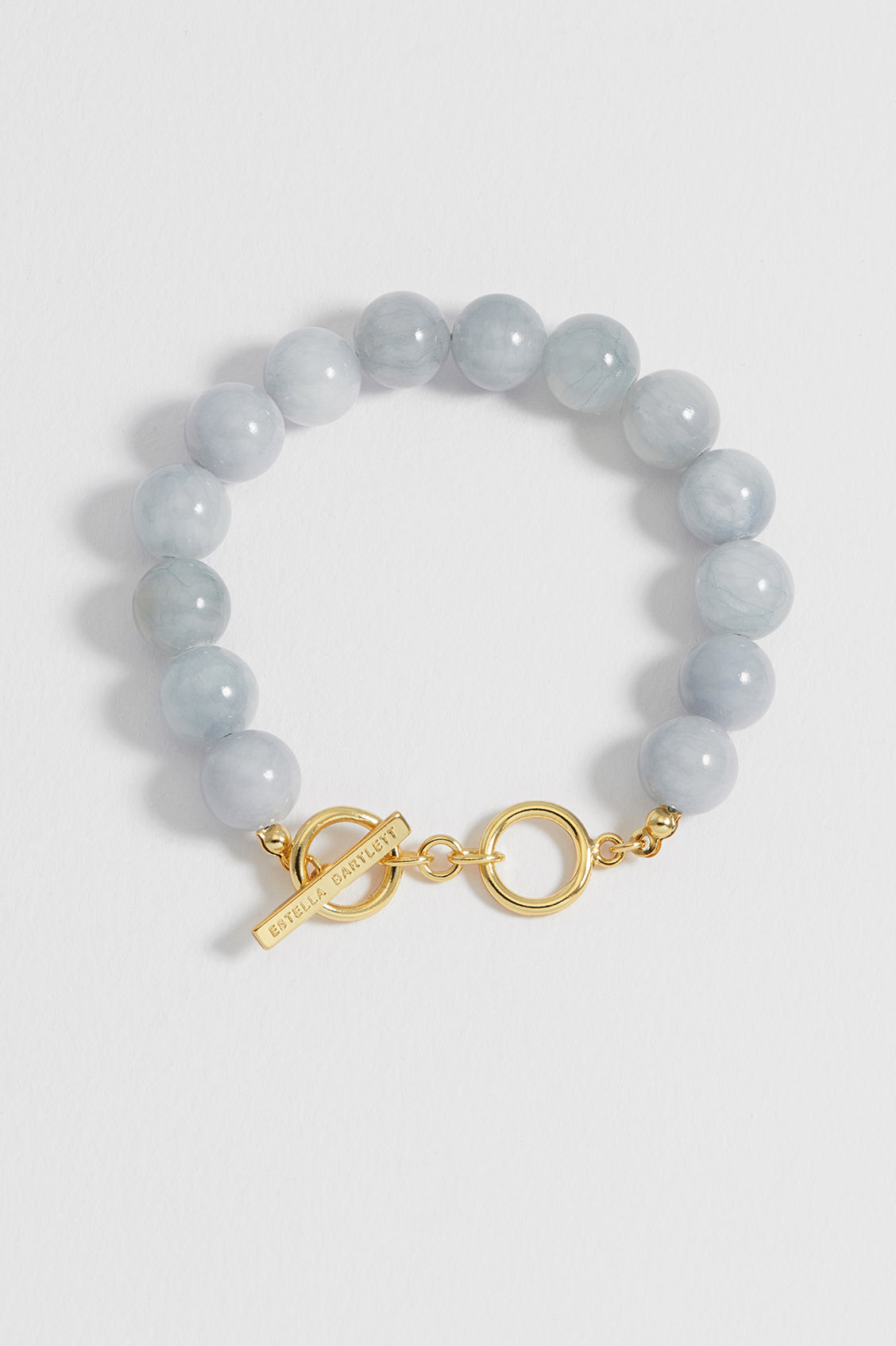 Chunky Blue Quartz T-Bar Bracelet