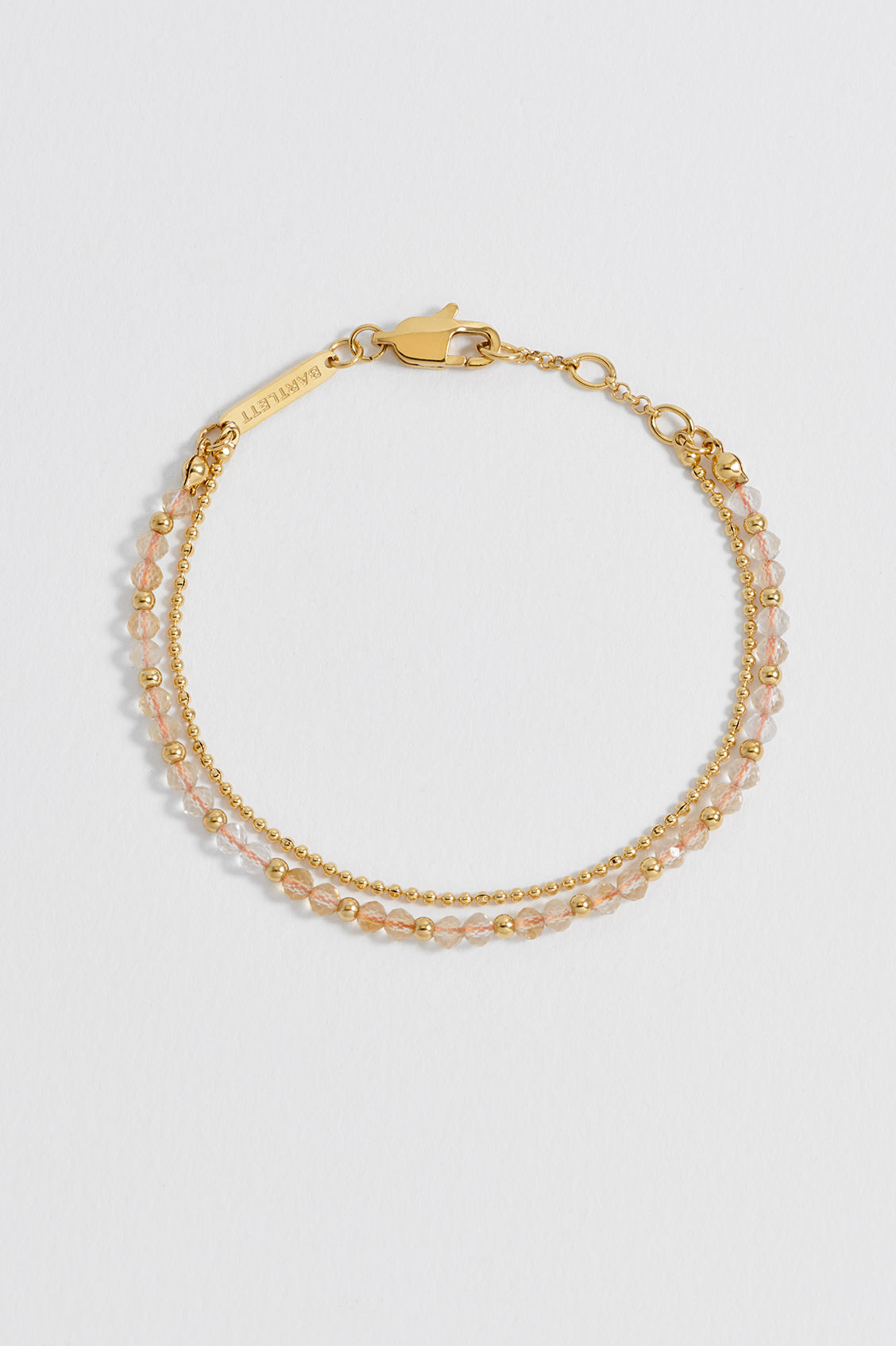 Faceted Citrine Duo Bracelet