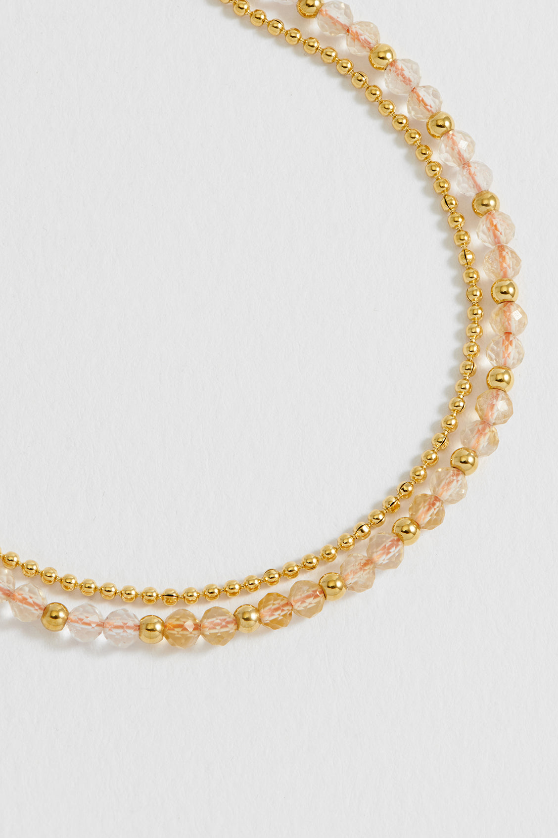 Faceted Citrine Duo Bracelet