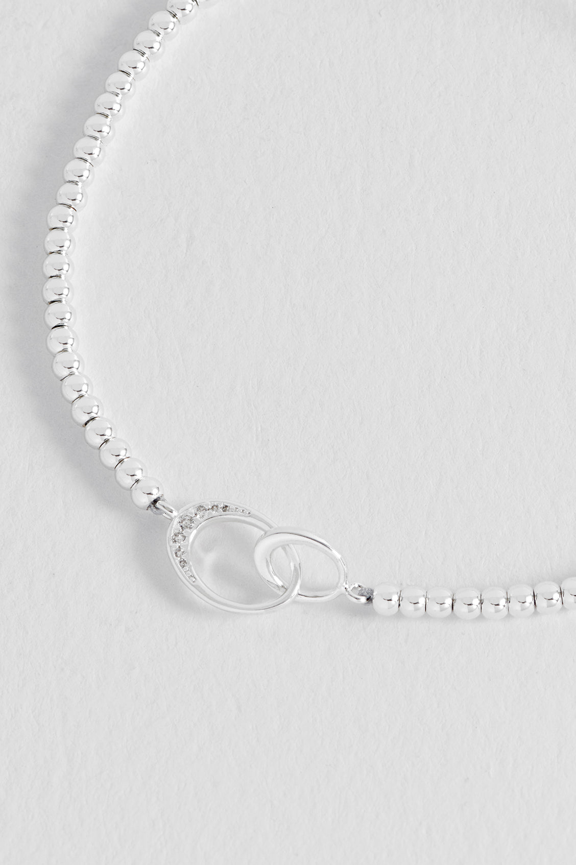 Interlinked CZ Ovals Louise Bracelet