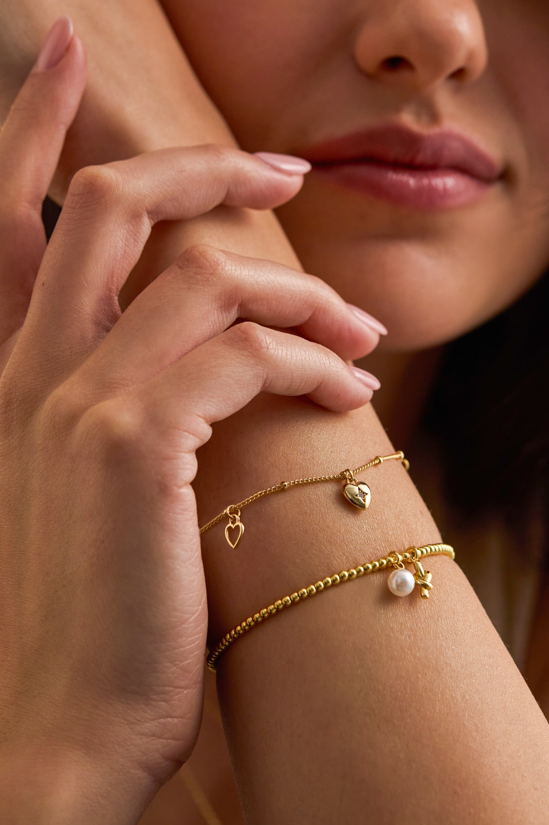 Pearl and Knot Sienna Bracelet