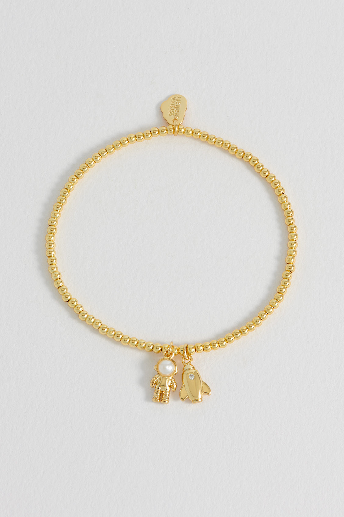 Spaceship and Pearl Astronaut Sienna Bracelet