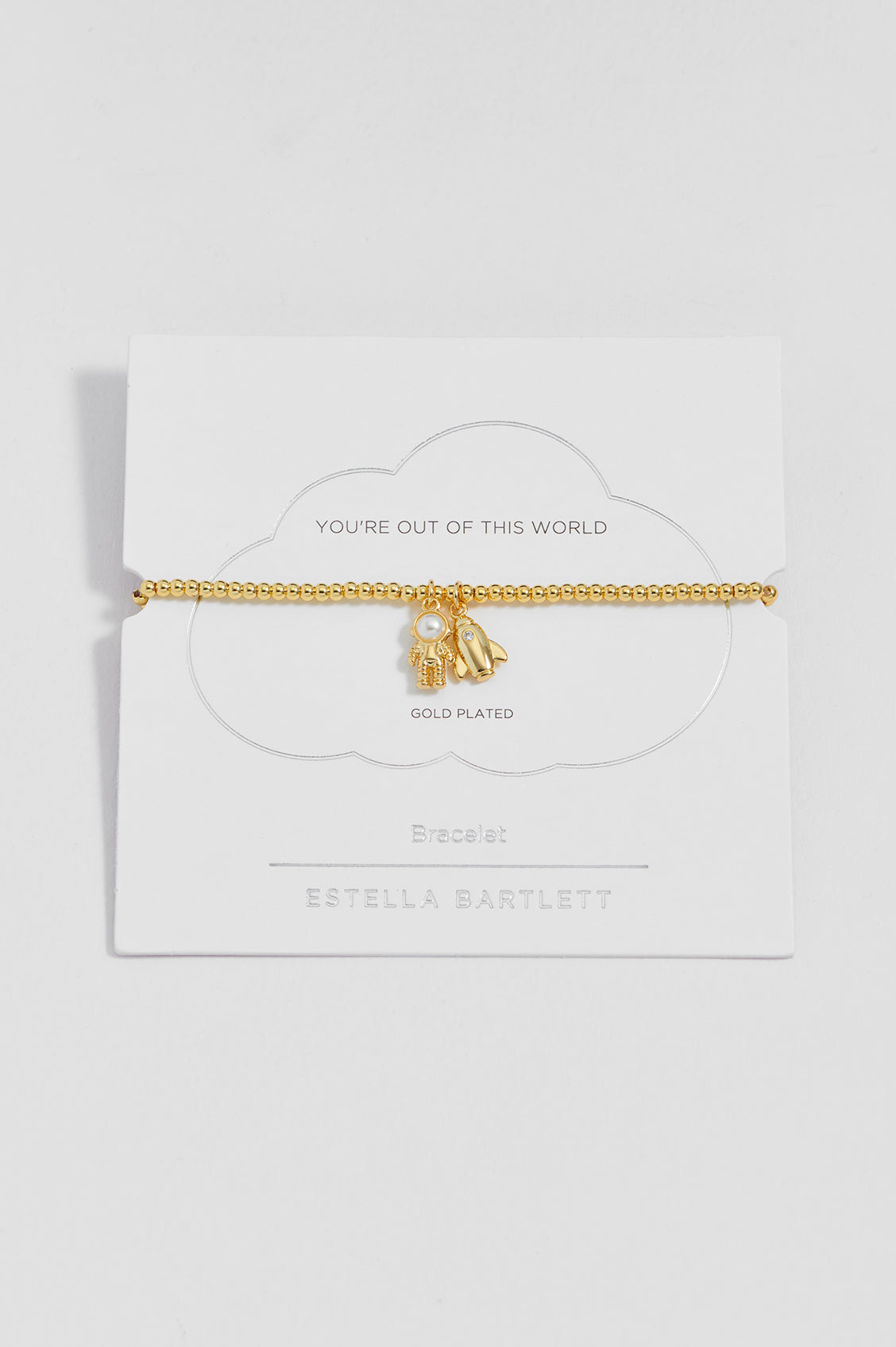 Spaceship and Pearl Astronaut Sienna Bracelet