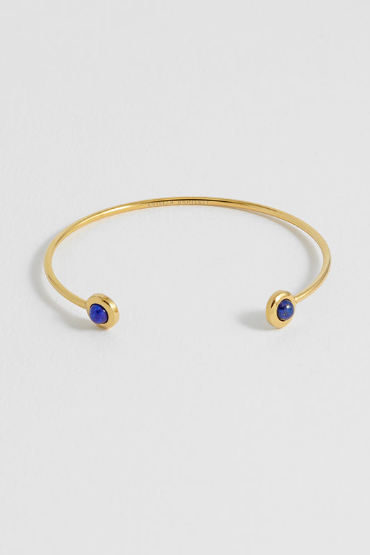 Wellness Lapis Lazuli Open Bangle